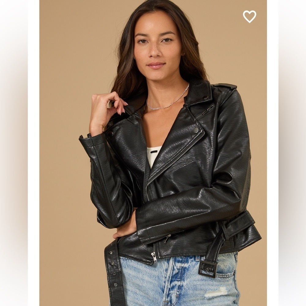 New with tags Altar’d state Alexis leather jacket - Picture 2 of 4
